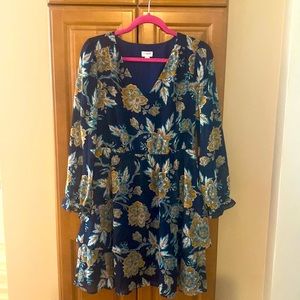 J CREW floral fall dress